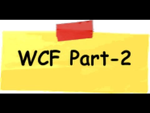 How to consume the service using WCF - Part 2 How to consume the service using WCF - Part 2