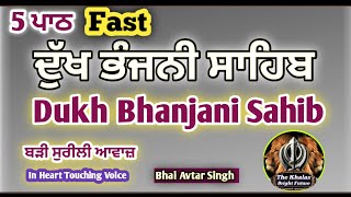 05 Path Fast Dukh Bhanjani Sahib | Vol 12 | Fast Dukh Bhanjani Sahib | Nitnem | Bhai Avtar Singh.
