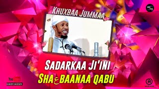 Khuxbaa Jummaa! Sadarkaa Ji'ni #Shaa_baanaa Qabu. Like, Comment fi Share godhuu hin dagatinaa. Jzkl