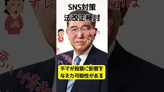 自民党がSNS対策 違法選挙動画 収益支払い停止  #shorts