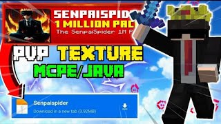 SENPAI SPIDER 1M TEXTURE PACK FOR MCPE/JAVA