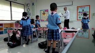 SLS Student Connor in training at Srisuvit School, Banglamung