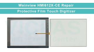 Weinview Maple Systems HMI612X-CE Front Overlay Touch Digitizer Glass Repair Replacement