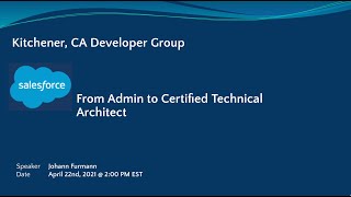 From Admin to Certified Technical Architect by Johann Furmann