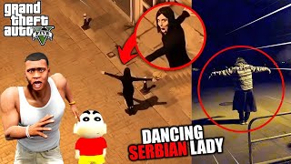 Franklin Found Serbian Dancing Lady in GTA 5 || Dancing Lady try to Kill Franklin || Gta 5 Tamil