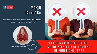 Pourquoi votre stratégie de contenu ne fonctionne pas ? (3 erreurs à éviter)