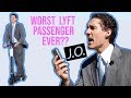 Worst Rideshare Passenger Ever!! 'JO' gets a Lyft From The Rideshare Guy