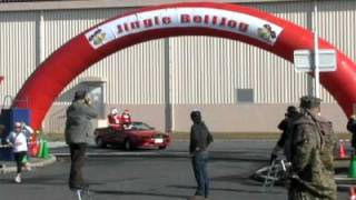Marines mix physical fitness with holiday cheer