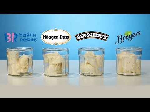 Which ice cream brand melts the slowest?