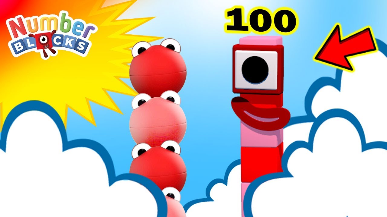 Numberblocks Numberblobs One Hundred Blobs Tall - YouTube