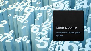 Math Module in Python | Part-2 Algorithmic Thinking With Python | #codingforstudents #pythonprograms