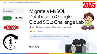 Migrate a MySQL Database to Google Cloud SQL: Challenge Lab | GSP306