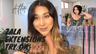 Zala Hair Extensions Try On