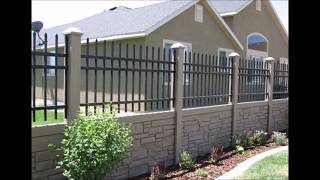 precast concrete fencing designs photos