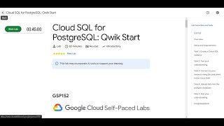 Cloud SQL for PostgreSQL: Qwik Start | Lab solution | #Aracde2025