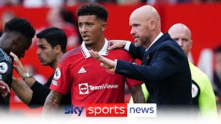 Jadon Sancho 'physically and mentally' not fit to play right now - Erik ten Hag