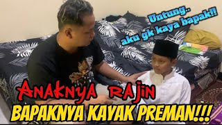 Ngintipin bagus sholat!!Anaknya rajin koq bapaknya kayak gini‼️‼️