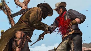 Hardcore Bounty Hunting Brutal Combat and Quickdraws | Red Dead Redemption