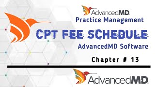 AdvancedMD # 13 | How to run CPT Fee Schedule Report in AdvancedMD | AdvancedMD Practical Training