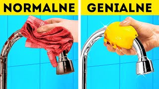 🧹🧼 Genialne i skuteczne sztuczki ✨ Czyść, naprawiaj i porządkuj dom dzięki 5-Minutowym Sztuczkom 🏡