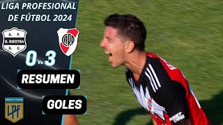 Deportivo Riestra vs River Plate | Resumen Y Goles | Liga Profesional 2024