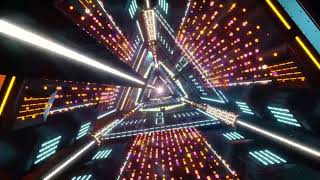 4K Looped 3D Futuristic Tunnel  I Satisfying Video I Screensaver for Meditation