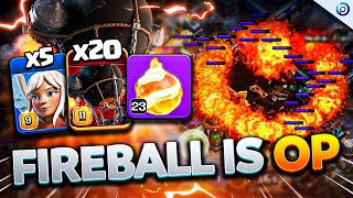 EASIEST FIREBALL Strategy is BROKEN with WARDEN CHARGE + ROCKET LOONS | TH16 Att