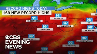 Record-breaking heat blankets U.S.