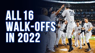 Every Walk-Off Win from 2022 | NEW YORK YANKEES