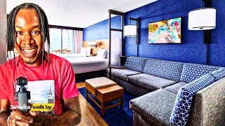 ✔️JAMAICA WALK BY | CHEAPEST Luxury Hotel The Hyatt Place Orlando / I-Drive / 2024 4K