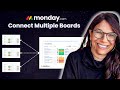 Connect Multiple Boards in monday.com #mondaydotcom #mondaytips #projectmanagement #monday