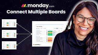 Connect Multiple Boards in monday.com #mondaydotcom #mondaytips #projectmanagement #monday
