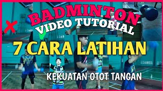 Video Badminton Tutorial HANDS MUSCLE STRENGTH EXERCISE (Indonesian with English subtitles)