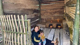 Busy Journey - 19-year-old single mother completes her first bamboo house - 90 day building new life