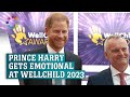 Prince Harry gets emotional at the WellChild Awards 2023