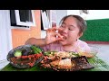 akhirnya mukbang‼️ gulai kepala ikan daun ruku ruku..