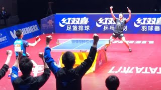 TABLE TENNIS ICON JUN MIZUTANI PLAYS FANTASTIC FOR 3 MINUTES