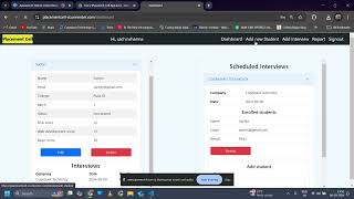 Placement Cell App (Using Node.js & MongoDB)