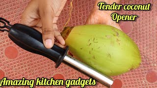 அரிவாள் வேண்டாம் கத்தி வேண்டாம் ஈஸியா இளநீர் குடிக்கலாம் | Tender coconut opener | Amazing gadgets.