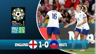 England vs Haiti | FIFA Women's World Cup 2023 | First Half Summary