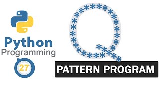Python Pattern Programs | Printing Stars '*' in Q Shape