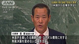 北朝鮮　国連総会で演説「米国の勢力から主権守る」(2022年9月27日)