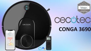 Cecotec Robot Vacuum Cleaner Conga 3690 Absolute - 2700PA - Vacuum Cleaner - Unboxing