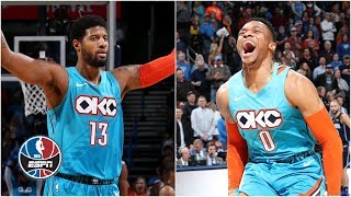 Paul George’s 39, Russell Westbrook’s triple-double power Thunder vs. Magic | NBA Highlights