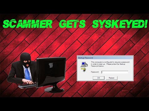 Tech support scammer is LOCKED OUT of his computer!