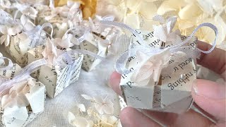 origami box tutorial • built in lid [craft vlog]