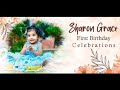 First Birthday invitation 2024 || WhatsApp invitation Birthday|| Prasad Editss||9398030962