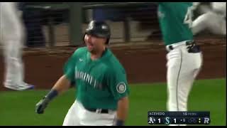 Seattle Mariners CLINCH playoffs Cal Raleigh game winning home run