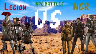 All Legion Vs All NCR | Fallout: New Vegas NPC Battles