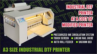 Digitech Fabrica DTF | Industrial A3 DTF printer for T-shirt printing | Best DTF printer for Startup